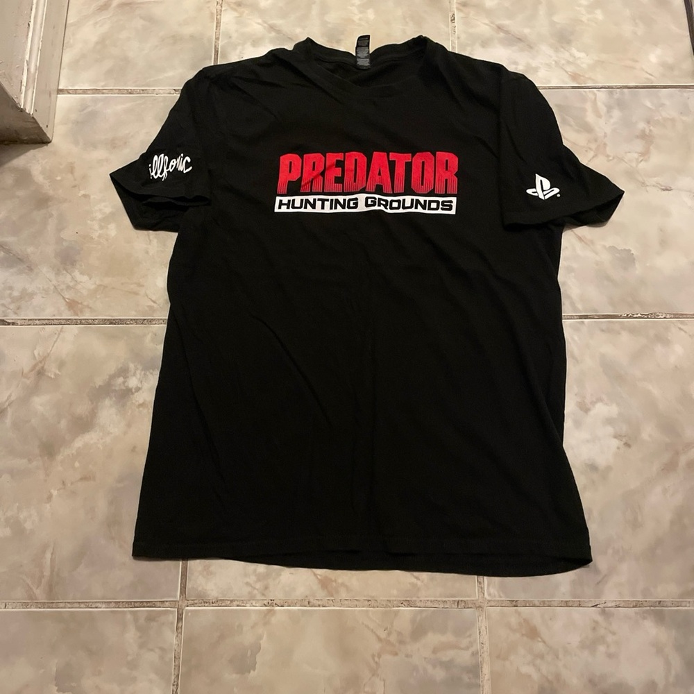 Predator Hunting Grounds Playstation T-Shirt Size Large Pax E3 Promo Gaming